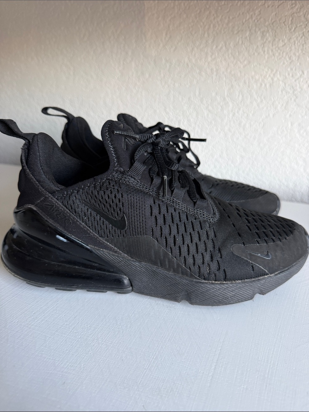 Nike Black Air Max 270 Mesh Sneakers - Picture 4 of 5